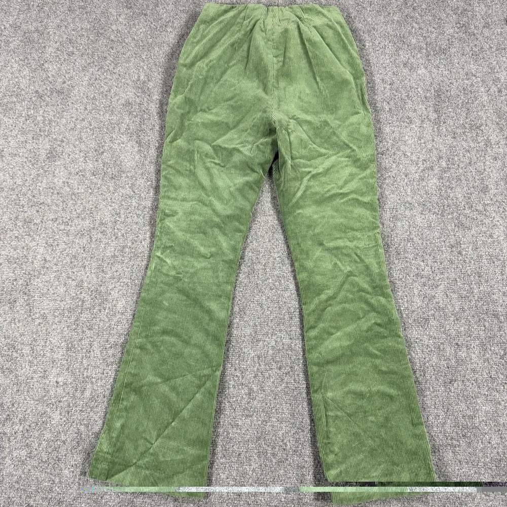 Tuckernuck Green Corduroy Cropped Ankle Pants - Picture 3 of 9